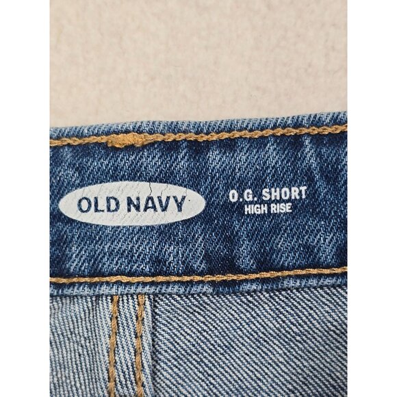 Old Navy Womens OG High Rise Denim Shorts Size 6 - Picture 2 of 4
